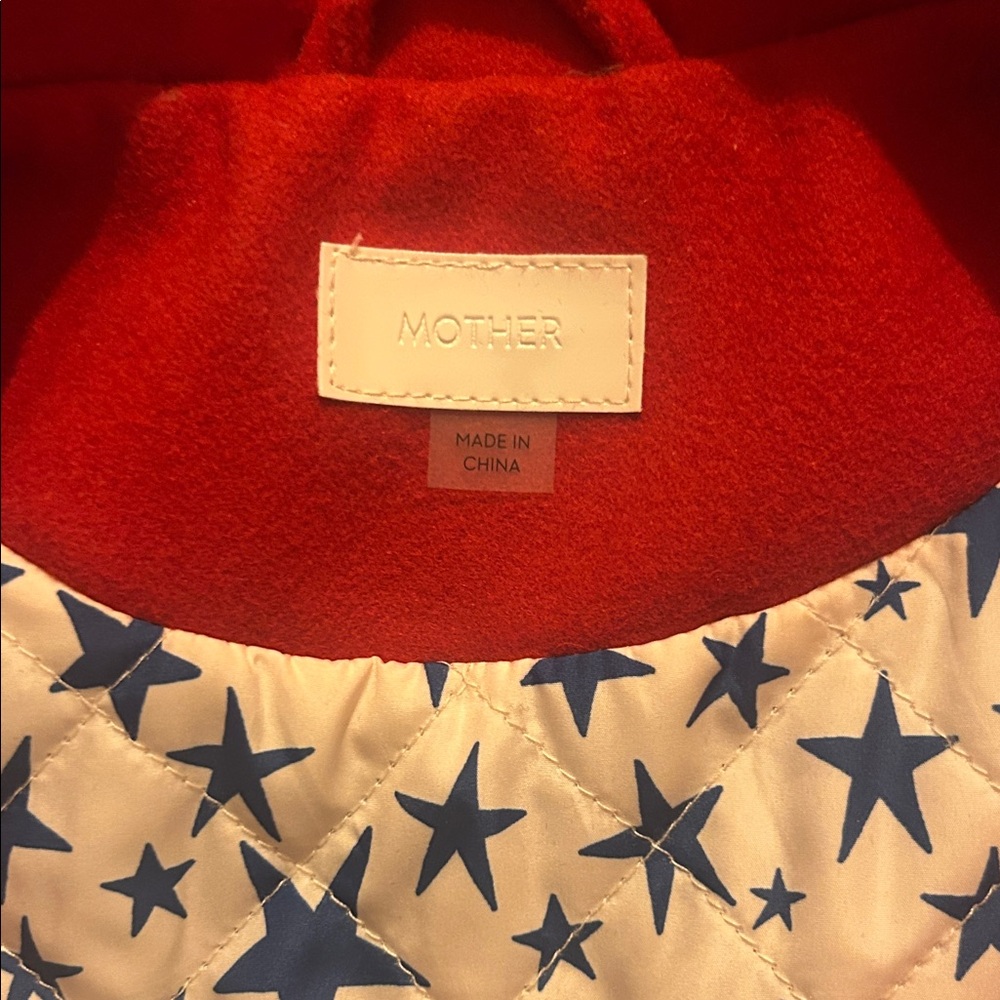 MOTHER Red Bomber Jacket - Picture 3 of 4
